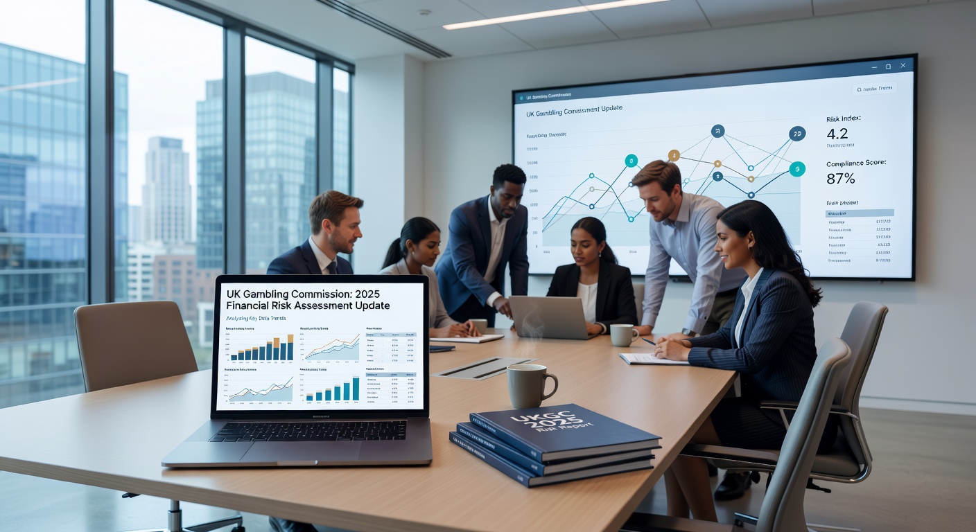 Graph showing rising Remote Gaming Duty rates alongside player protection icons, illustrating UKGC's 2026 strategy