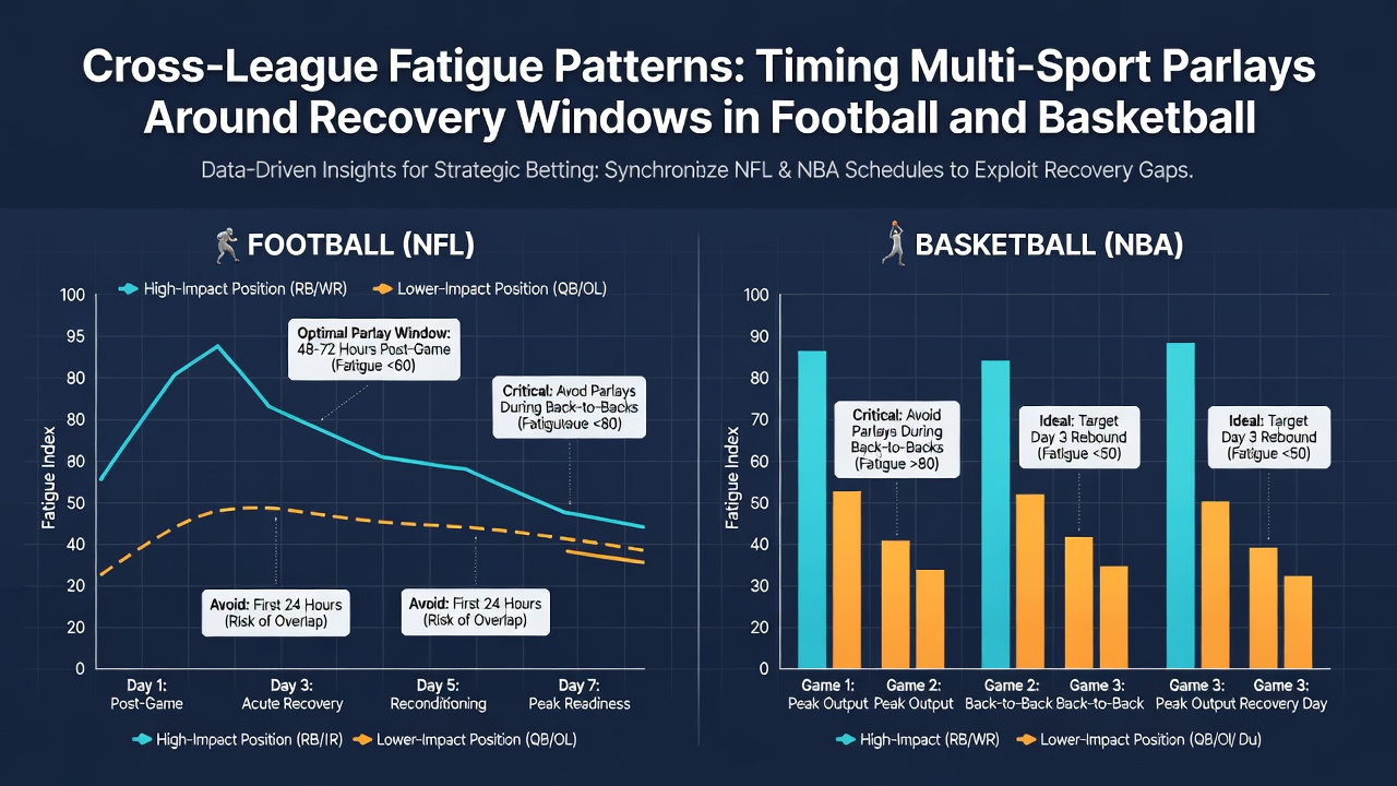 Athletes from football and basketball teams shown during structured recovery sessions emphasizing rest intervals and monitoring protocols