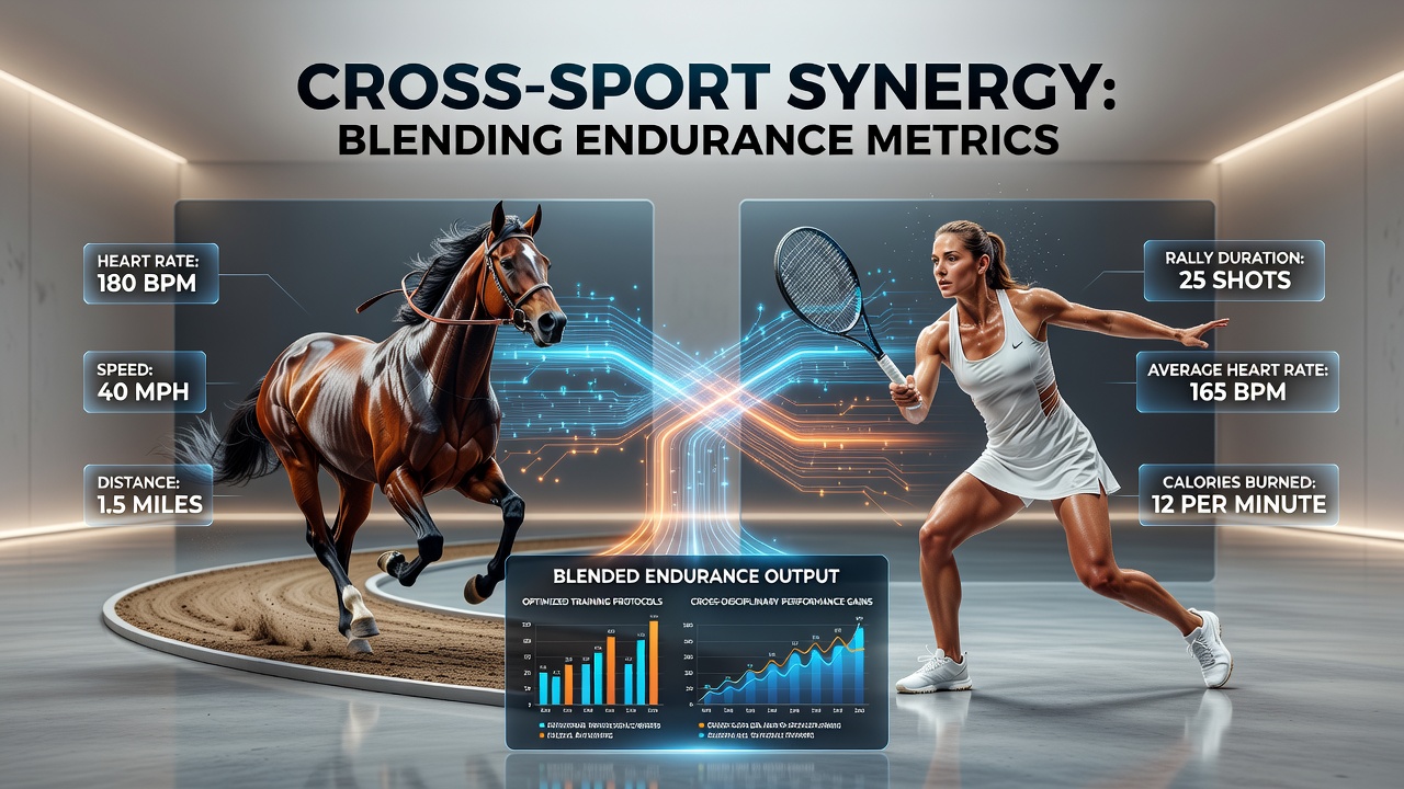 Data overlay comparing endurance thresholds in horse racing and tennis for accumulator strategies