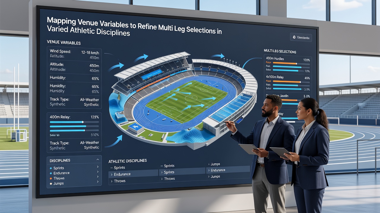 Split-screen visualization comparing home versus away performance metrics for football, basketball, and tennis players across different venue conditions