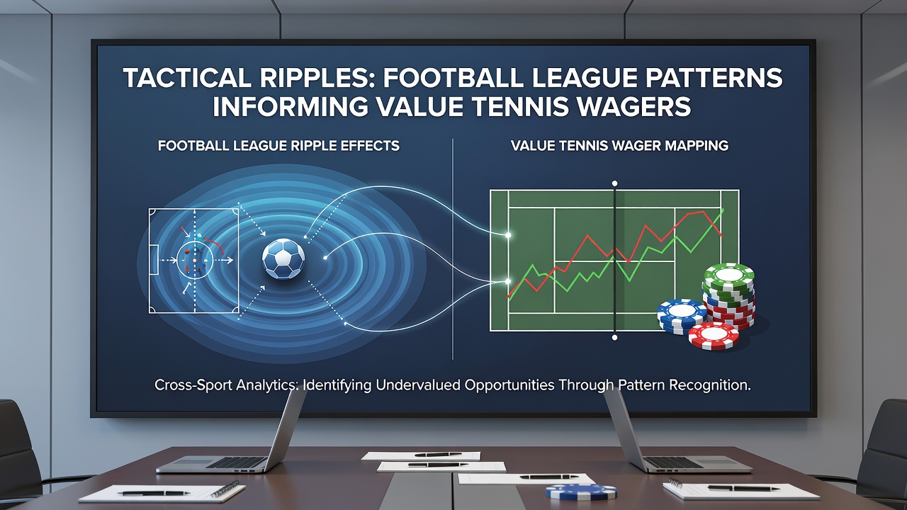 Data visualization charts comparing football possession trends with tennis rally length statistics
