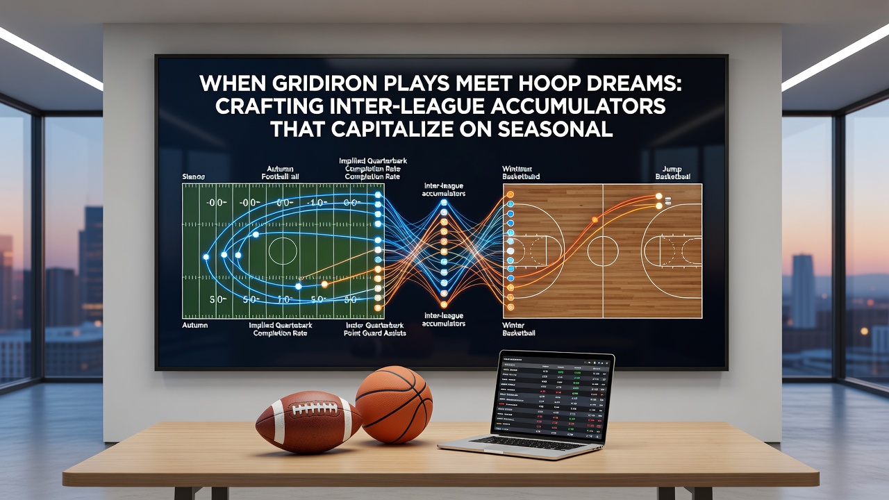 Detailed view of accumulator ticket construction blending football and basketball selections